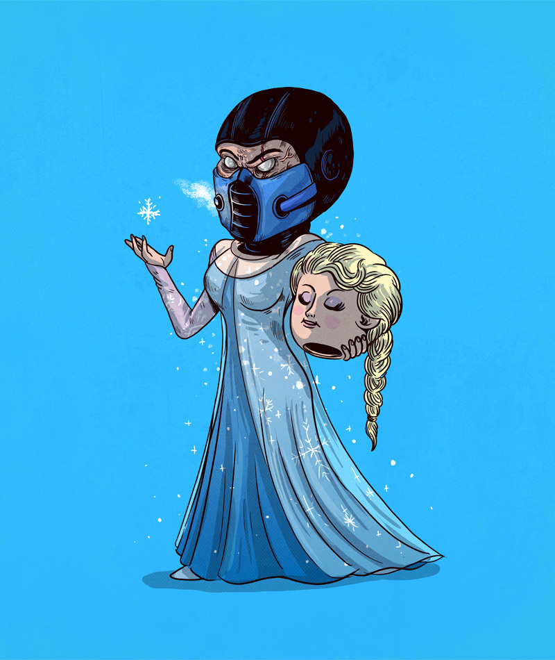 Illustration for article titled Cheeky Cartoonist Reveals the Secret Double Lives of Iconic Characters